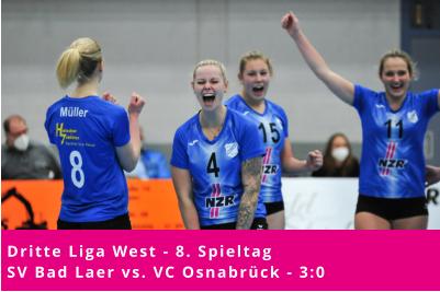Dritte Liga West - 8. Spieltag SV Bad Laer vs. VC Osnabrück - 3:0