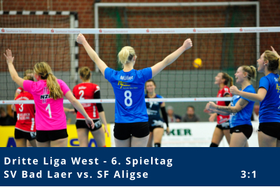 Dritte Liga West - 6. Spieltag SV Bad Laer vs. SF Aligse                         3:1