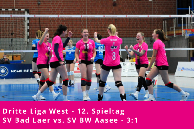 Dritte Liga West - 12. Spieltag SV Bad Laer vs. SV BW Aasee - 3:1