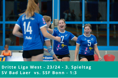 Dritte Liga West - 23/24 - 3. Spieltag SV Bad Laer  vs. SSF Bonn - 1:3