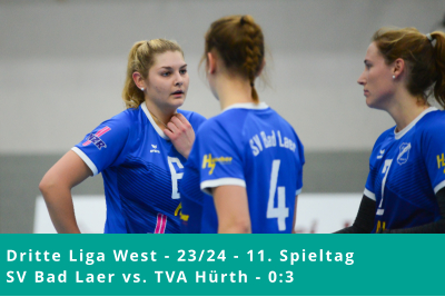 Dritte Liga West - 23/24 - 11. Spieltag SV Bad Laer vs. TVA Hürth - 0:3